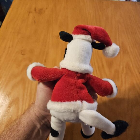 Chick-fil-A Christmas Cow Plush Stuffed Animal Santa Suit Holiday Toy Promo - Picture 5 of 10